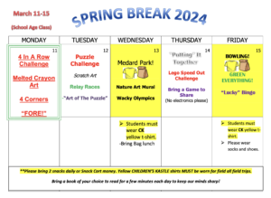 childrens kastle spring break 2024